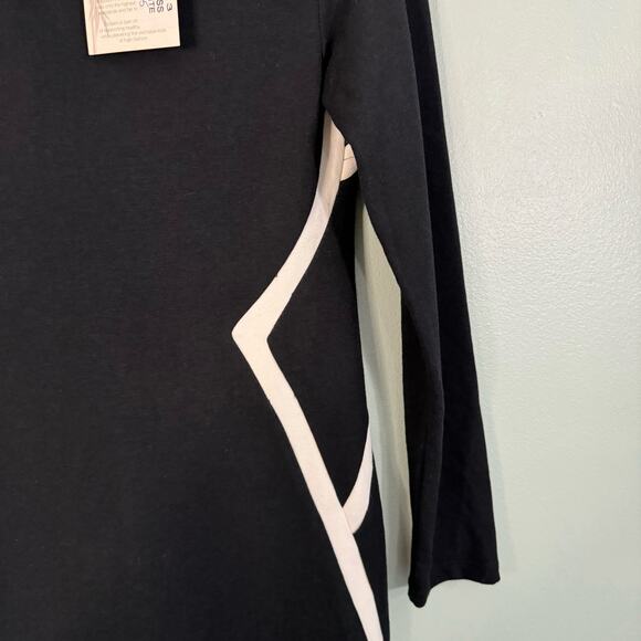 ECO SKIN Nikita Bodycon Mini Dress S Organic Cotton Party Evening Black USA NWT - Picture 6 of 9